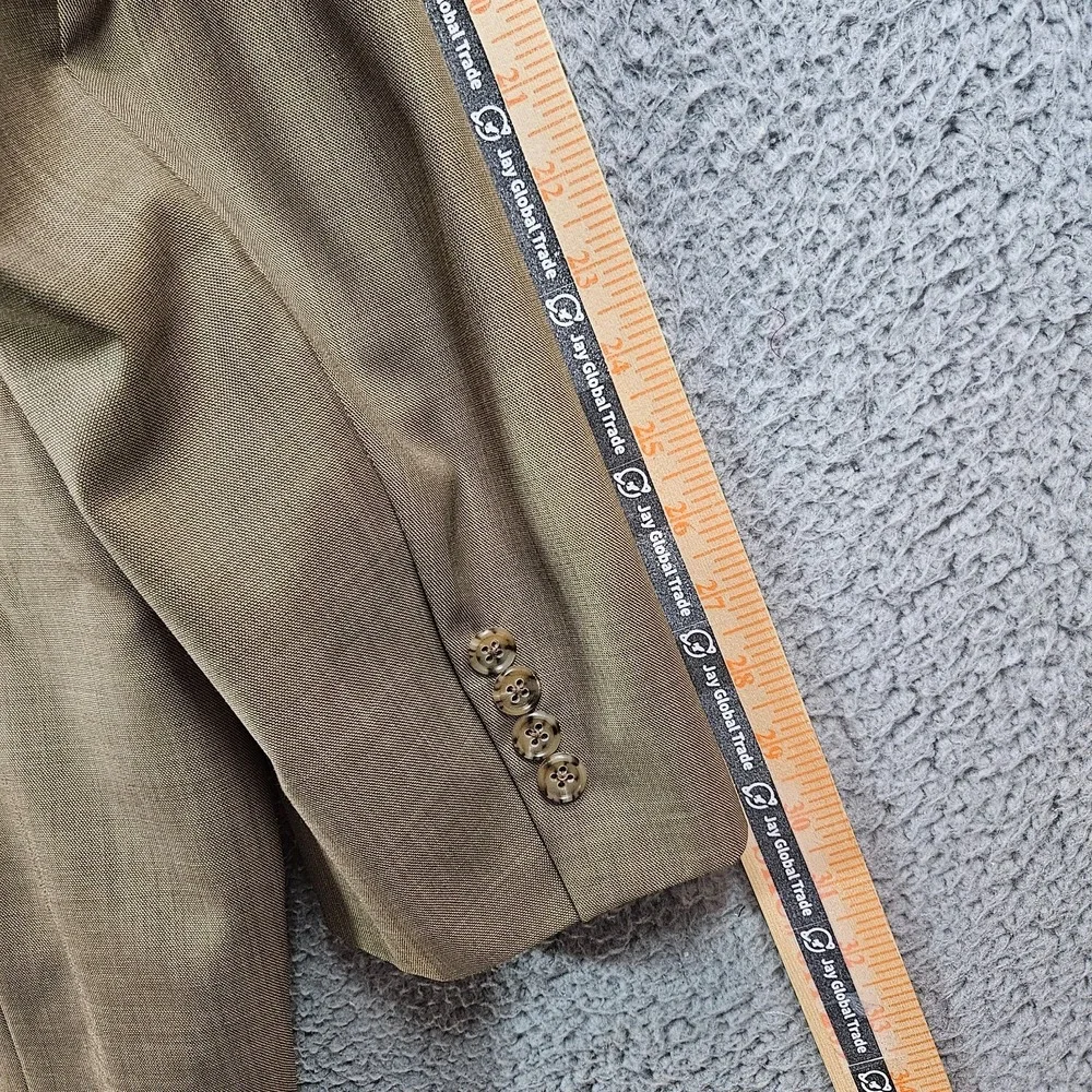 Jack Victor 48 XL Extra Long Wool Suit Blazer Jacket‎ Men Super 100's Tan